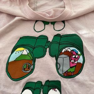 Men's Pink Illegal Civ t shirt-Large